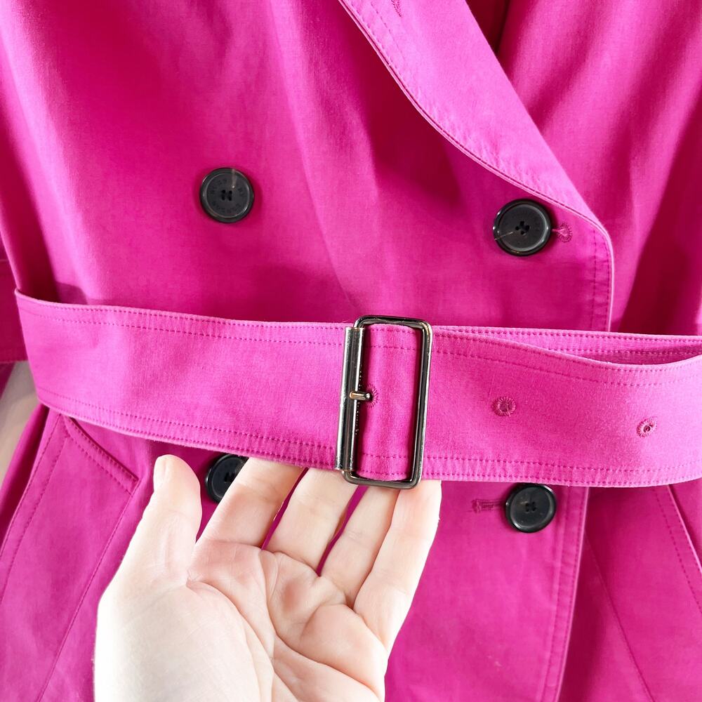 Burberry Pink Trench Coat - Picture 7 of 12